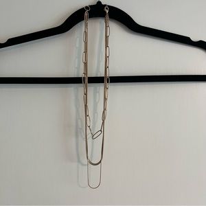 Express three chain layer necklace
